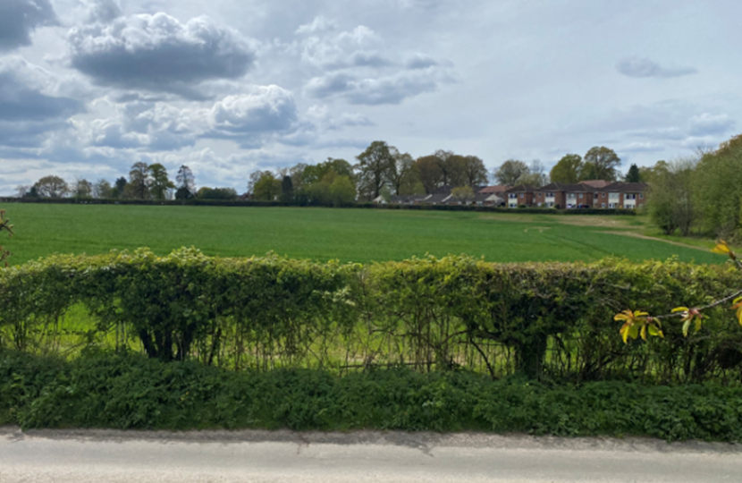 Site of proposed stadium