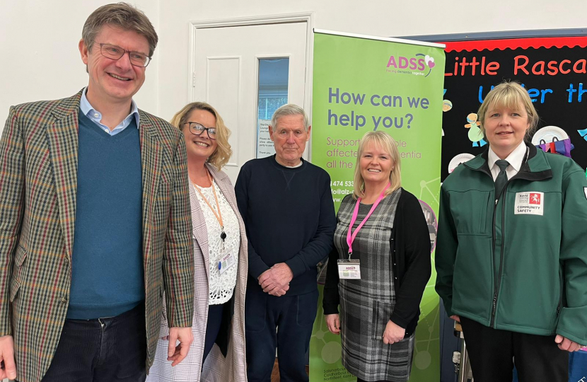 Greg with volunteers and Sophie March, KCC Community warden (for right)